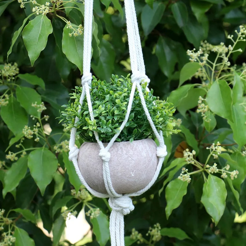Handmade Macrame Plant Hanger – Hanging Flower Pot Planter