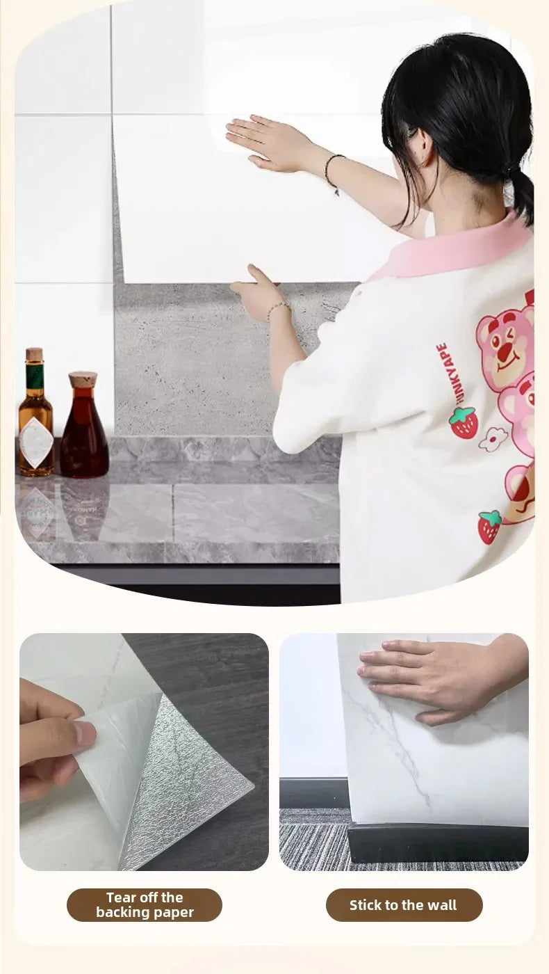 PVC Marble Wall & Floor Stickers