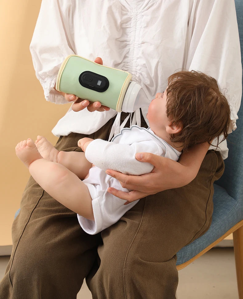 Portable USB Baby Bottle Warmer for Travel & Car Use