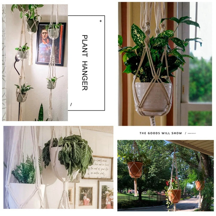 Handmade Macrame Plant Hanger – Hanging Flower Pot Planter
