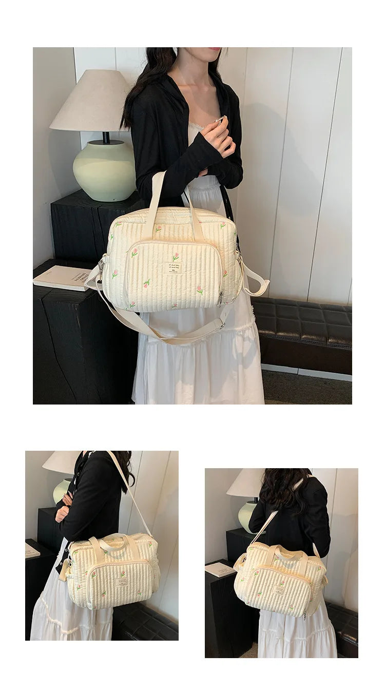 Large Mommy Diaper Bag – Shoulder & Crossbody Travel Organizer