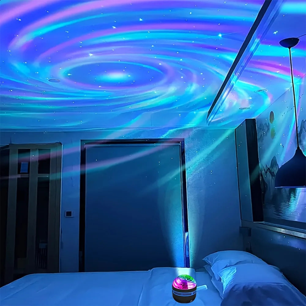 Starry Sky Galaxy Projector Lamp – LED Night Light with Remote