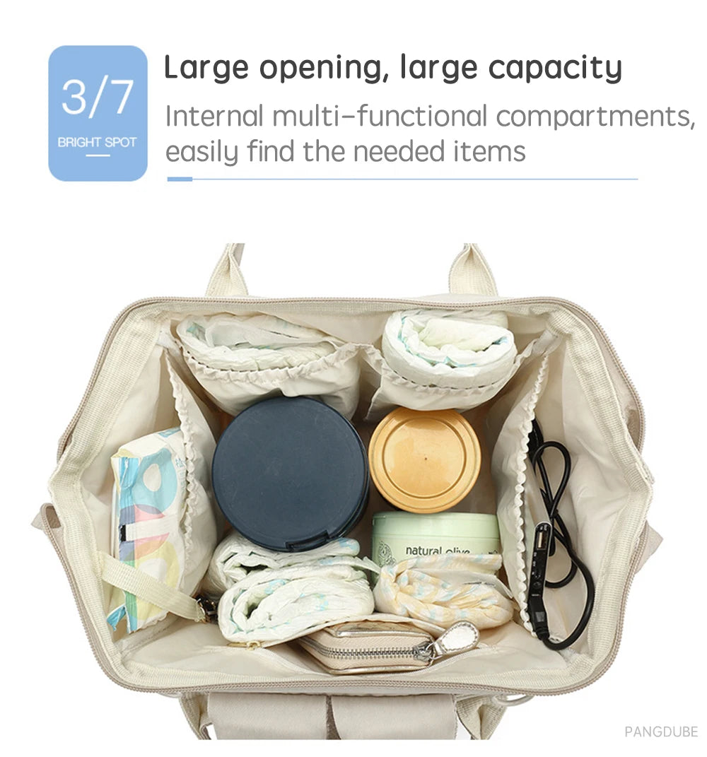 PANGDUBE Baby Nappy Backpack
