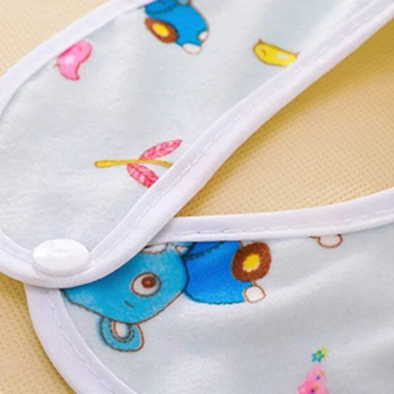 Cotton Waterproof Baby Bib – Feeding Protection for Toddlers