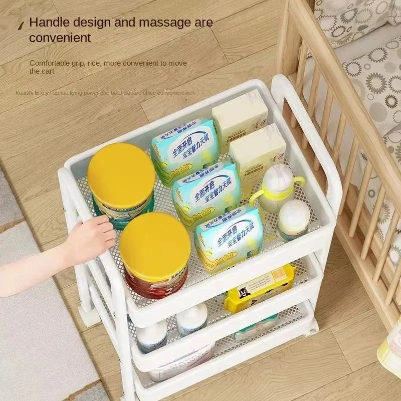 Multi-Level Mobile Storage Rack
