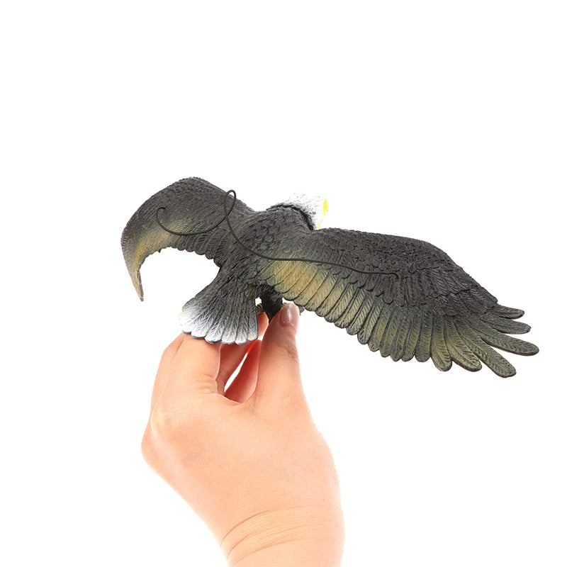 Outdoor Eagle Figurine – Hanging Bird Deterrent Decoy