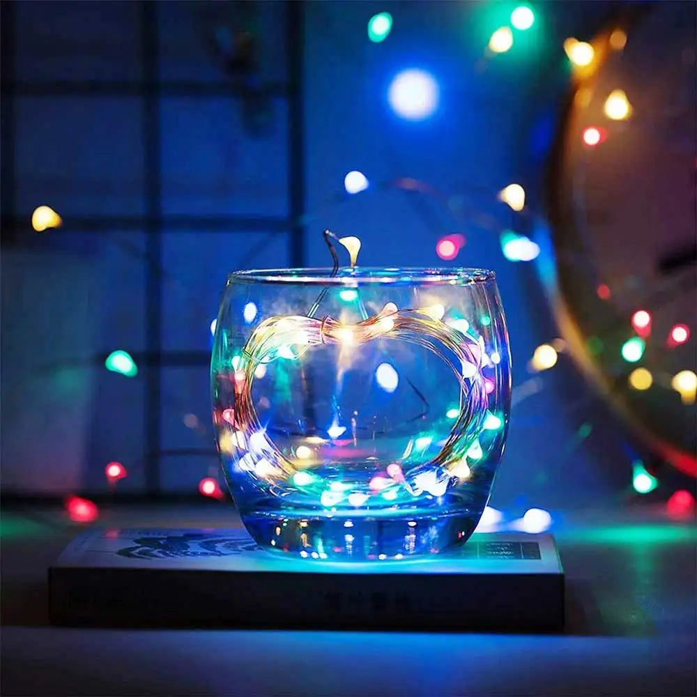 20m USB LED String Lights – Warm White Fairy Lights for Decor