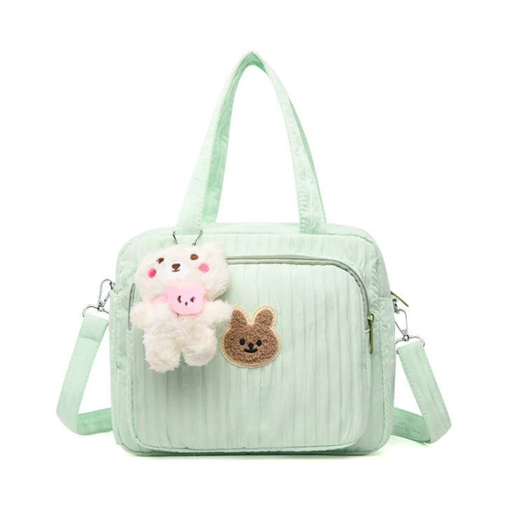 Baby Diaper Bag with Pendant – Large Capacity Travel Organizer
