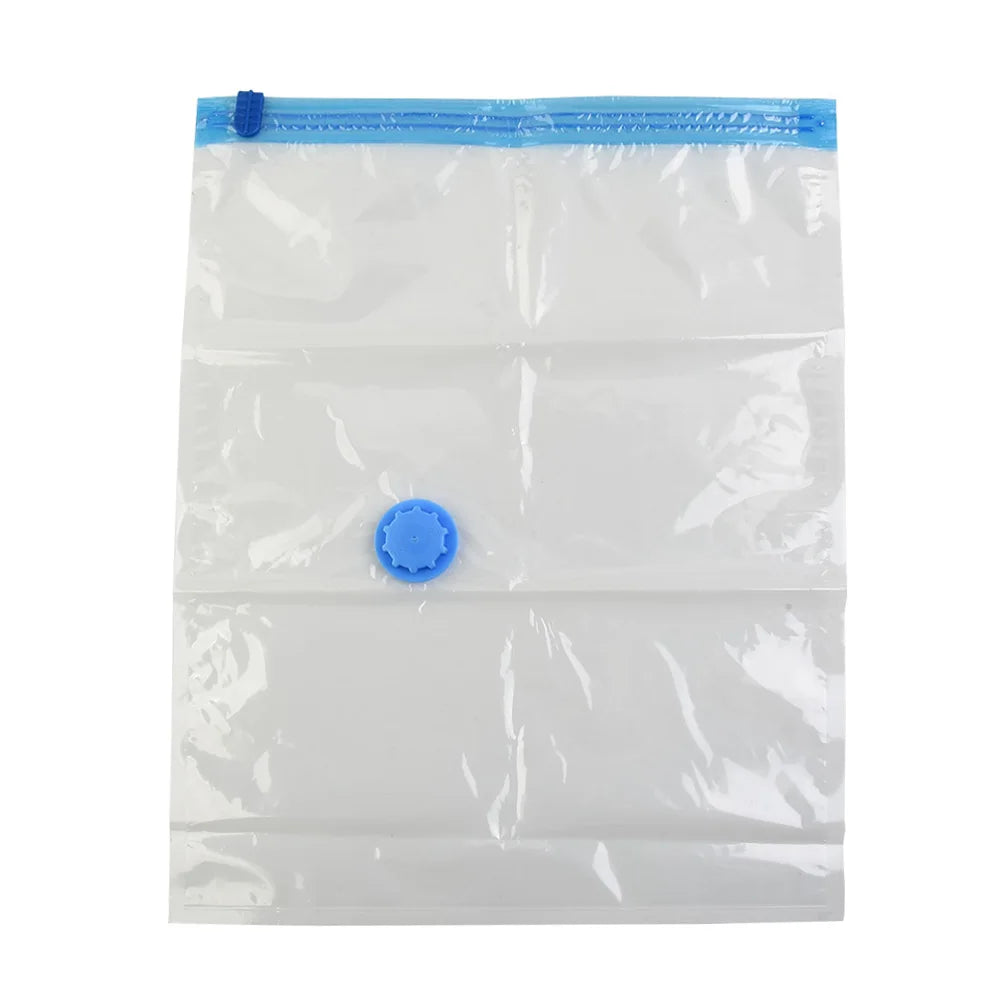 Vacuum Storage Bags with Valve – Large Space-Saving Clothes Organizer