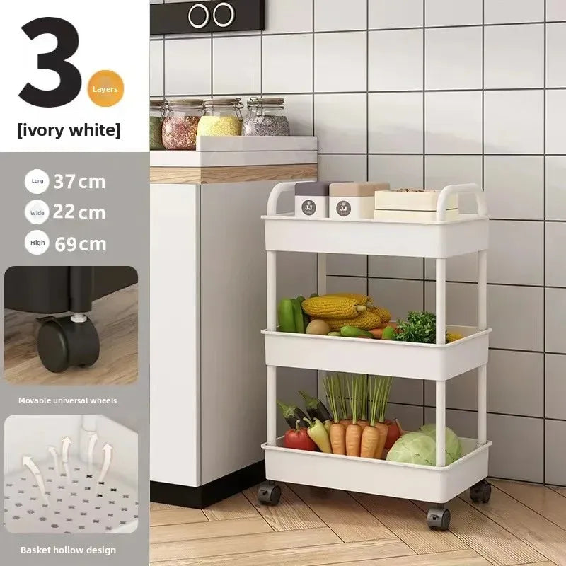 Multi-Level Mobile Storage Rack