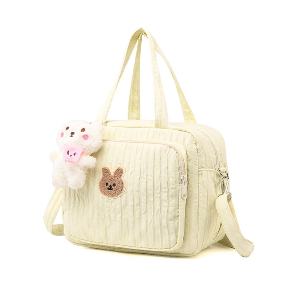 Baby Diaper Bag with Pendant – Large Capacity Travel Organizer
