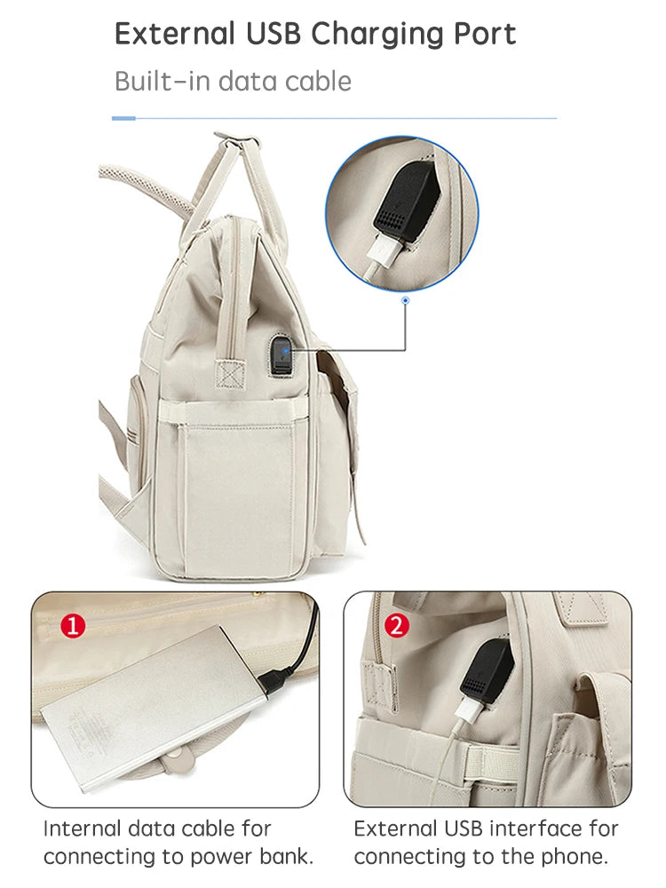 PANGDUBE Baby Nappy Backpack