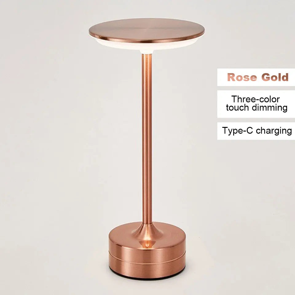 LED Touch Sensor Table Lamp – USB Rechargeable Night Light