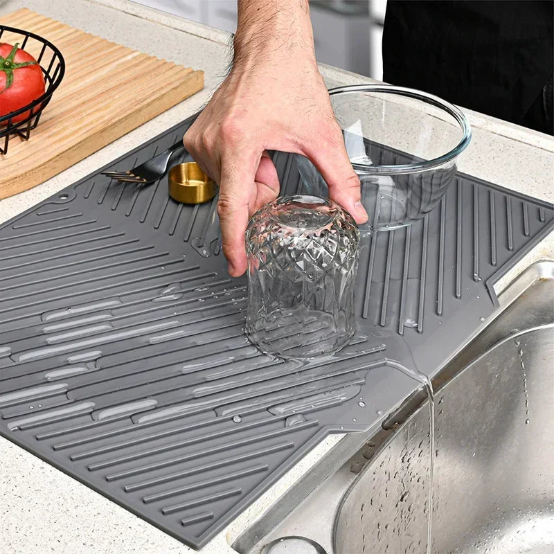Silicone Drain Mat – Bar & Kitchen Sink Insulation Pad
