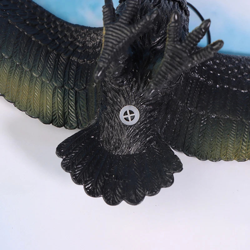Outdoor Eagle Figurine – Hanging Bird Deterrent Decoy