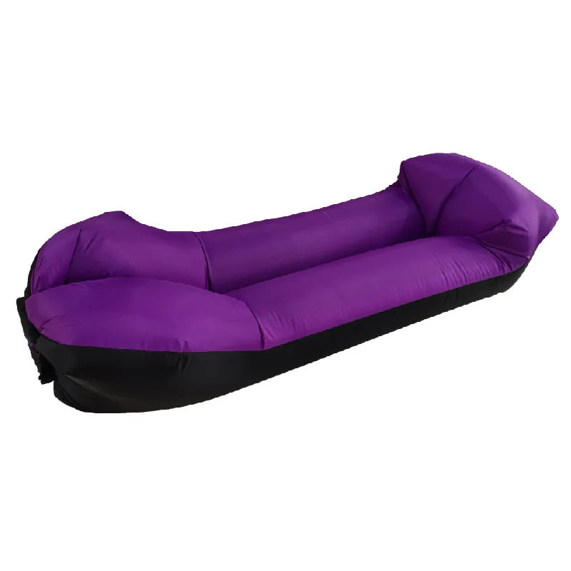 Inflatable Air Sofa Bed – Portable Outdoor Lazy Lounger 240x70cm