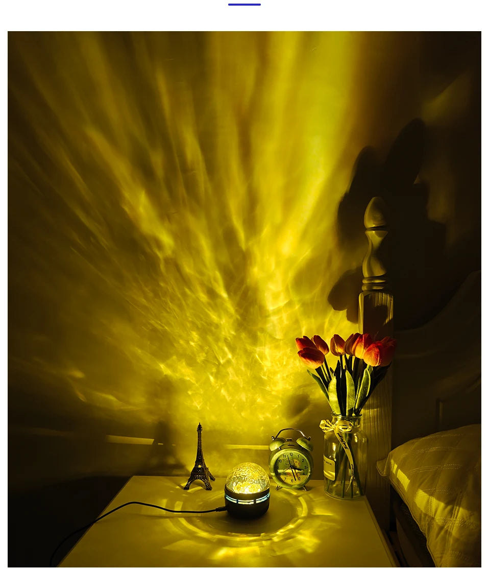 Starry Sky Galaxy Projector Lamp – LED Night Light with Remote