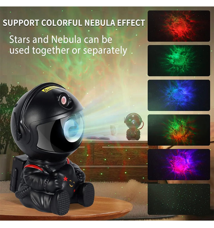 Galaxy Star Astronaut Projector – LED Starry Sky Night Lamp
