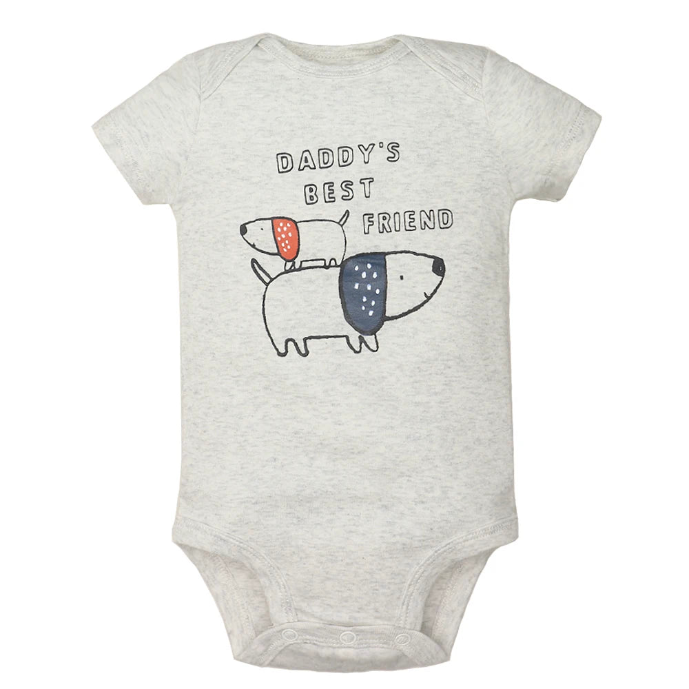 5PCS Baby Cotton Bodysuits