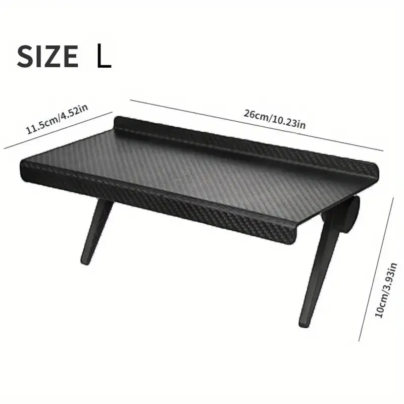 Screen Top Storage Rack – No-Drill Shelf for TV, Monitor, Router