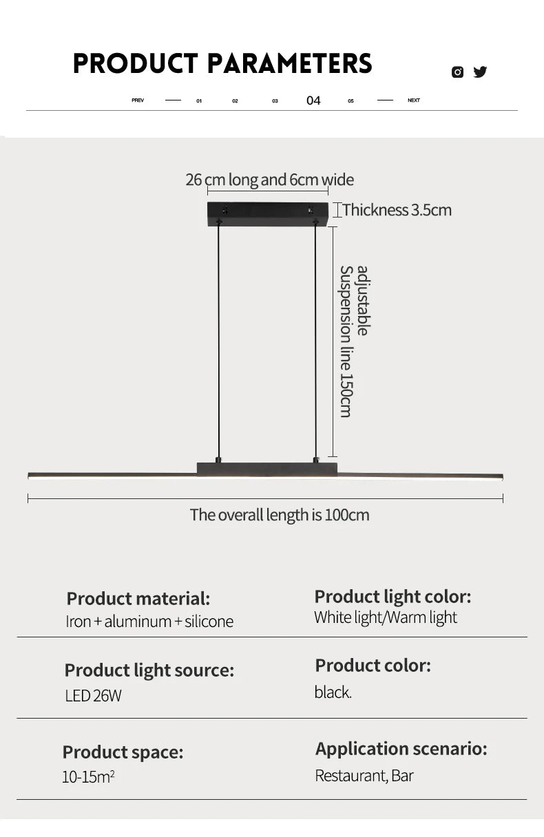 Modern Pendant Light