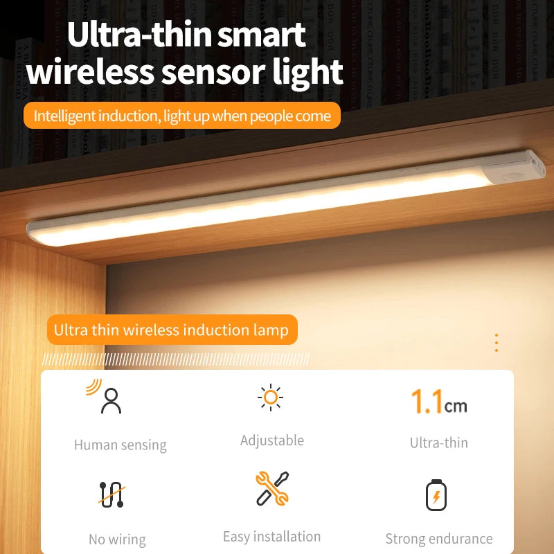 USB Rechargeable Motion Sensor LED Night Light