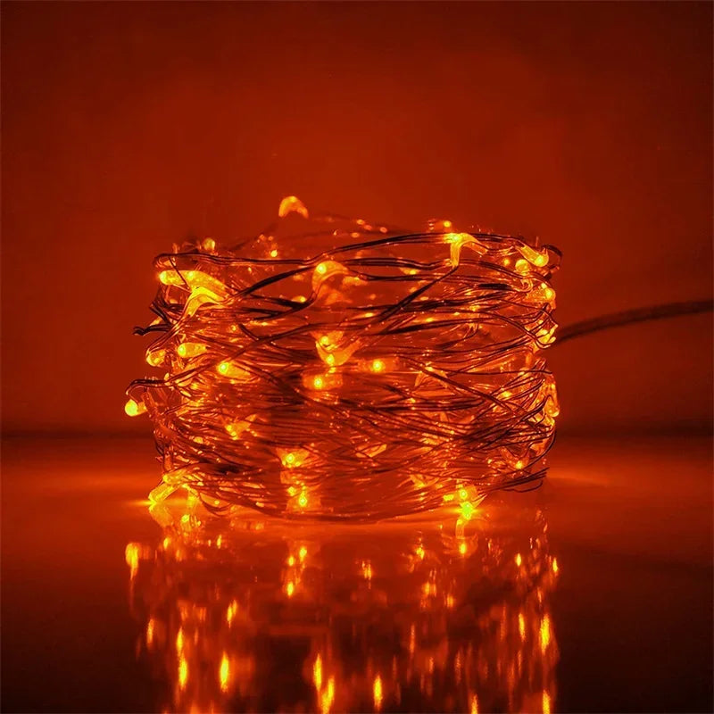 20m USB LED String Lights – Warm White Fairy Lights for Decor