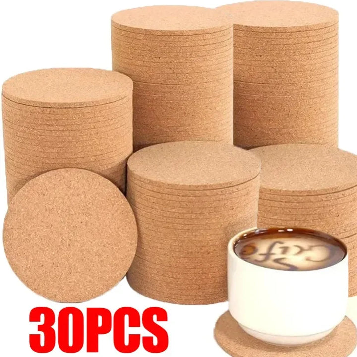 Natural Cork Coasters