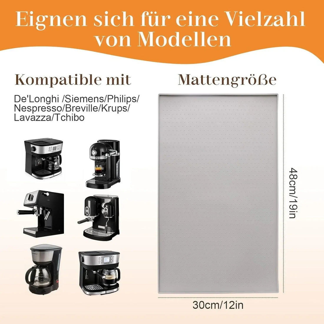Silicone Coffee Machine Mat