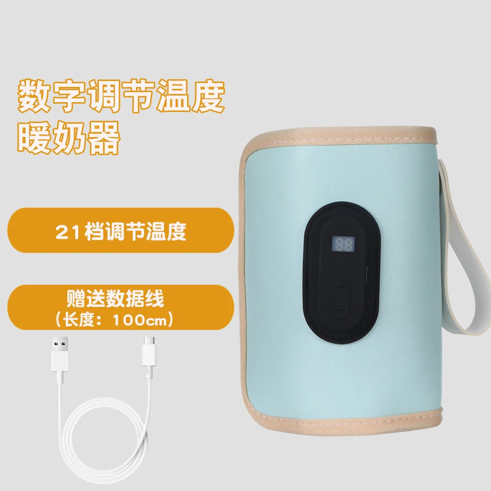 Portable USB Baby Bottle Warmer for Travel & Car Use