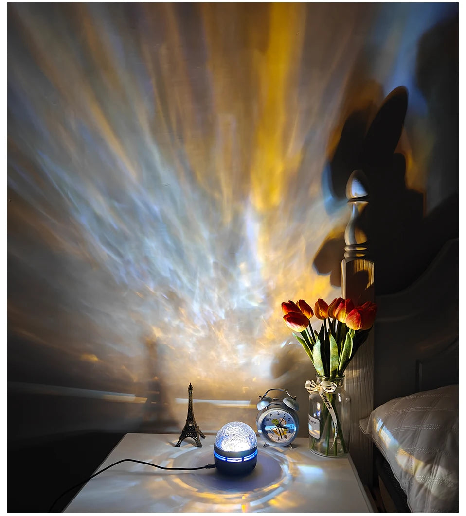 Starry Sky Galaxy Projector Lamp – LED Night Light with Remote