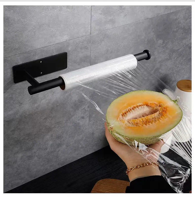 Adhesive Paper Towel Holder – Kitchen & Bathroom Tissue Dispenser
