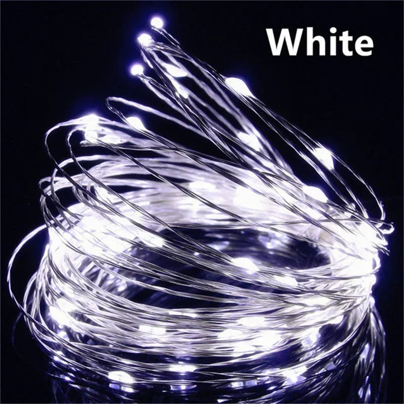 20m USB LED String Lights – Warm White Fairy Lights for Decor