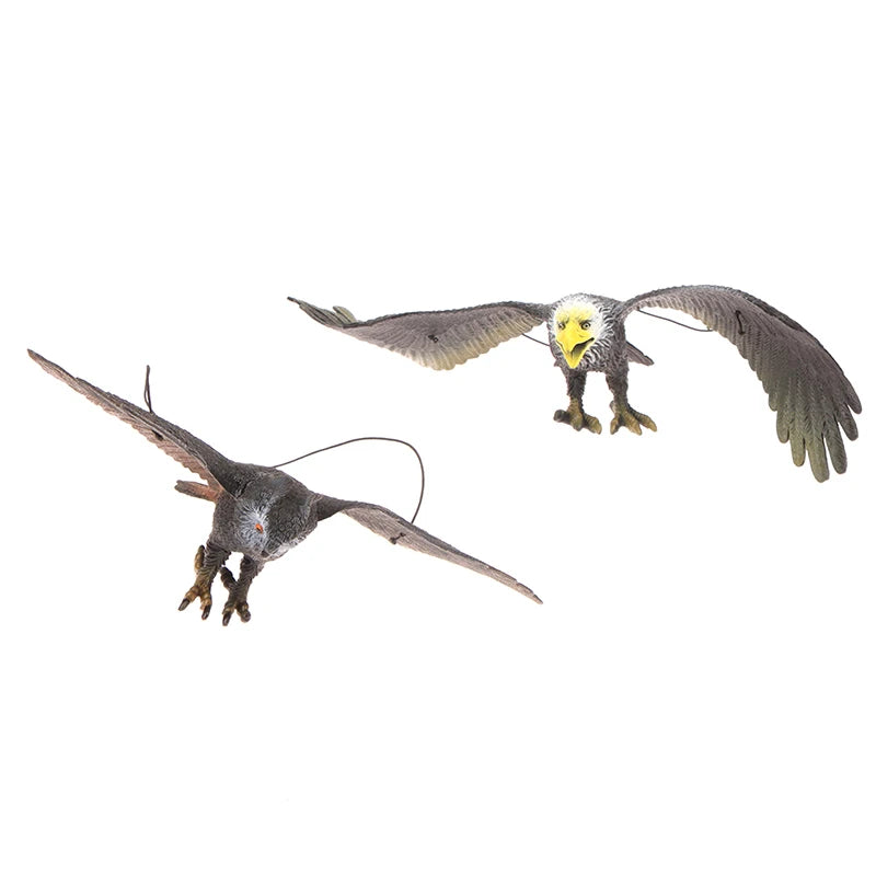 Outdoor Eagle Figurine – Hanging Bird Deterrent Decoy