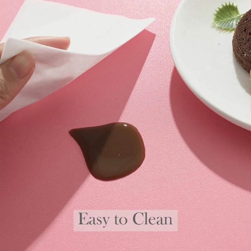 Washable Leather Placemats – Heat-Resistant, Waterproof, Non-Slip