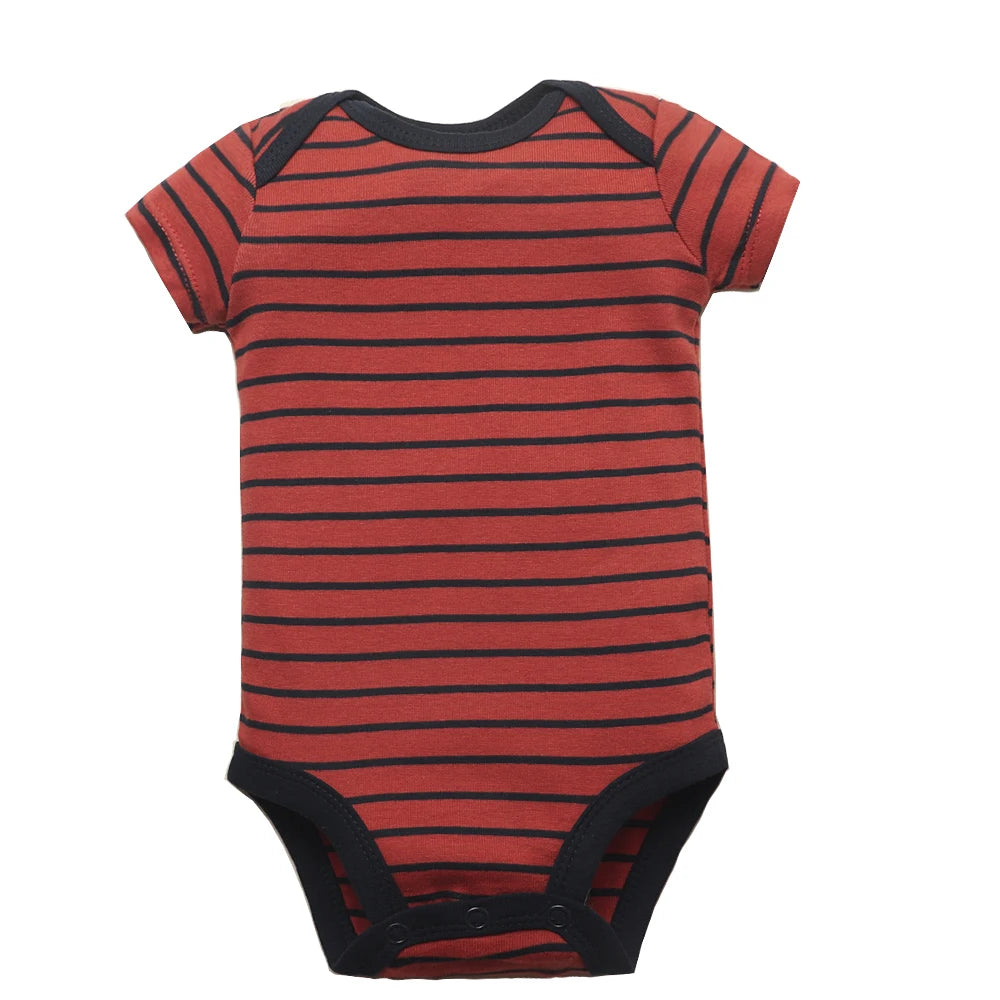 5PCS Baby Cotton Bodysuits