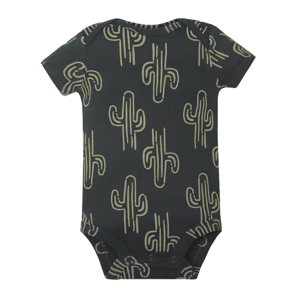 5PCS Baby Cotton Bodysuits