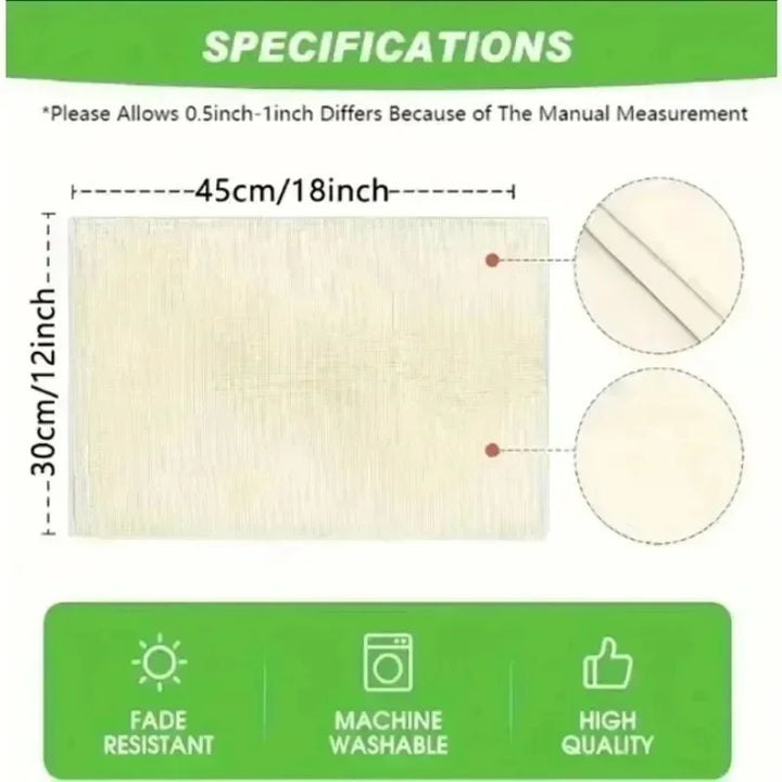 Coffee Color Dwarf Print Placemats