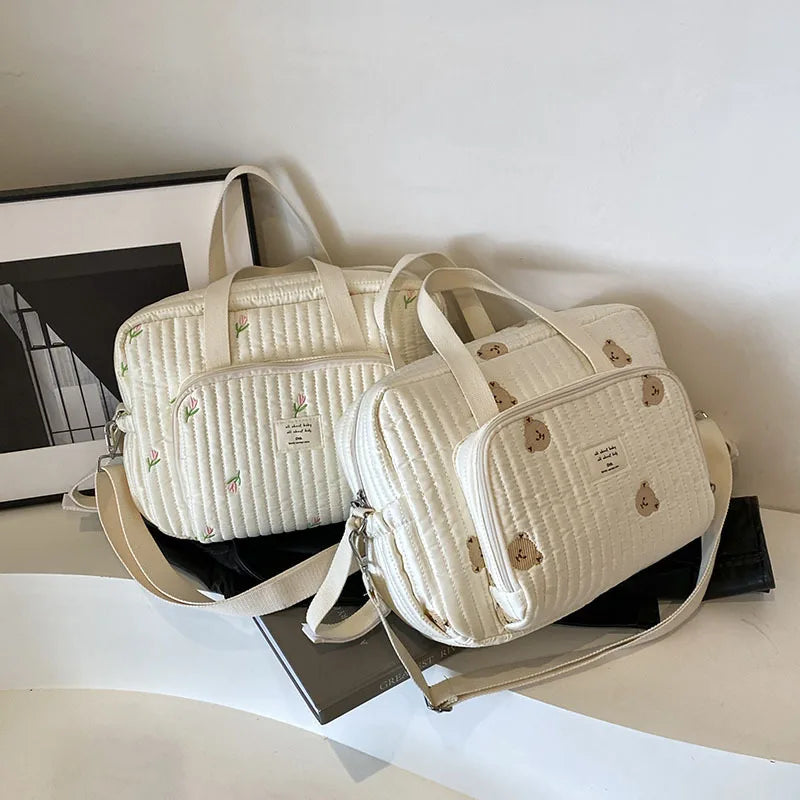 Large Mommy Diaper Bag – Shoulder & Crossbody Travel Organizer