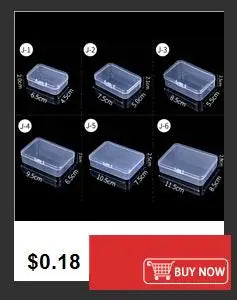 Clear Plastic Organizer Box – 24/28 Grid Jewelry & Craft Storage