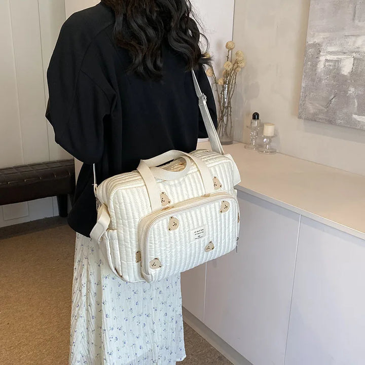 Large Mommy Diaper Bag – Shoulder & Crossbody Travel Organizer