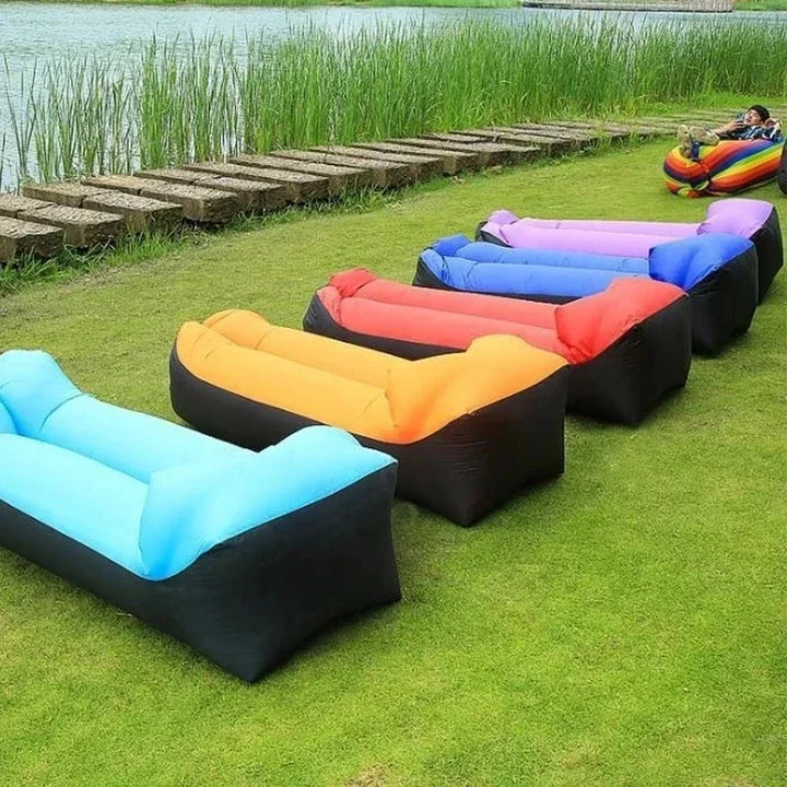 Inflatable Air Sofa Bed – Portable Outdoor Lazy Lounger 240x70cm