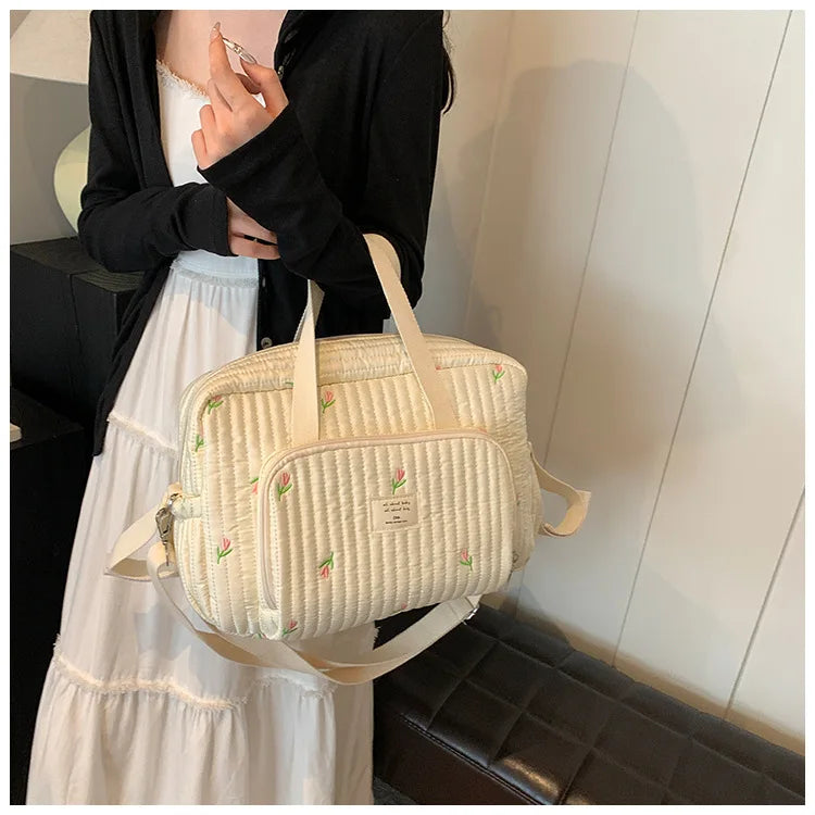 Large Mommy Diaper Bag – Shoulder & Crossbody Travel Organizer