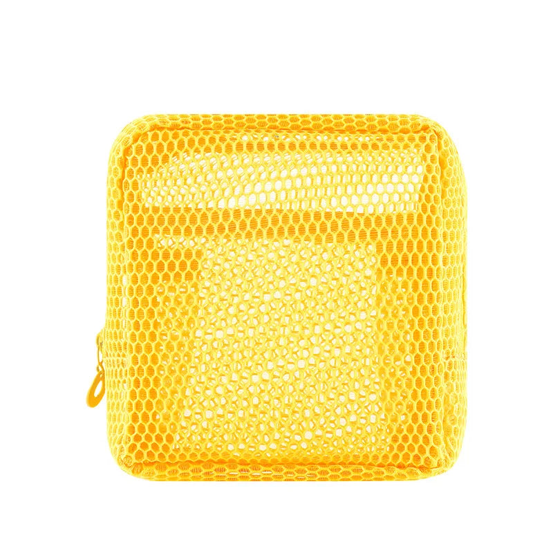 Square Mesh Cosmetic Bag