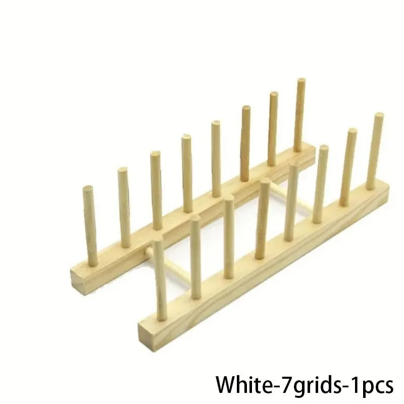 Wooden Dish Drying Rack with Drainboard – Kitchen Storage Organizer