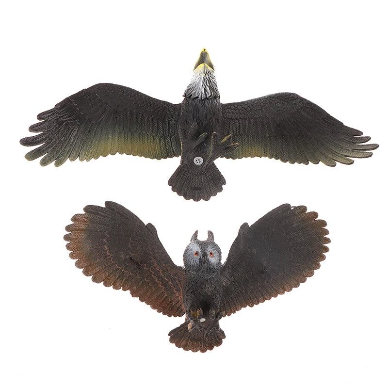 Outdoor Eagle Figurine – Hanging Bird Deterrent Decoy