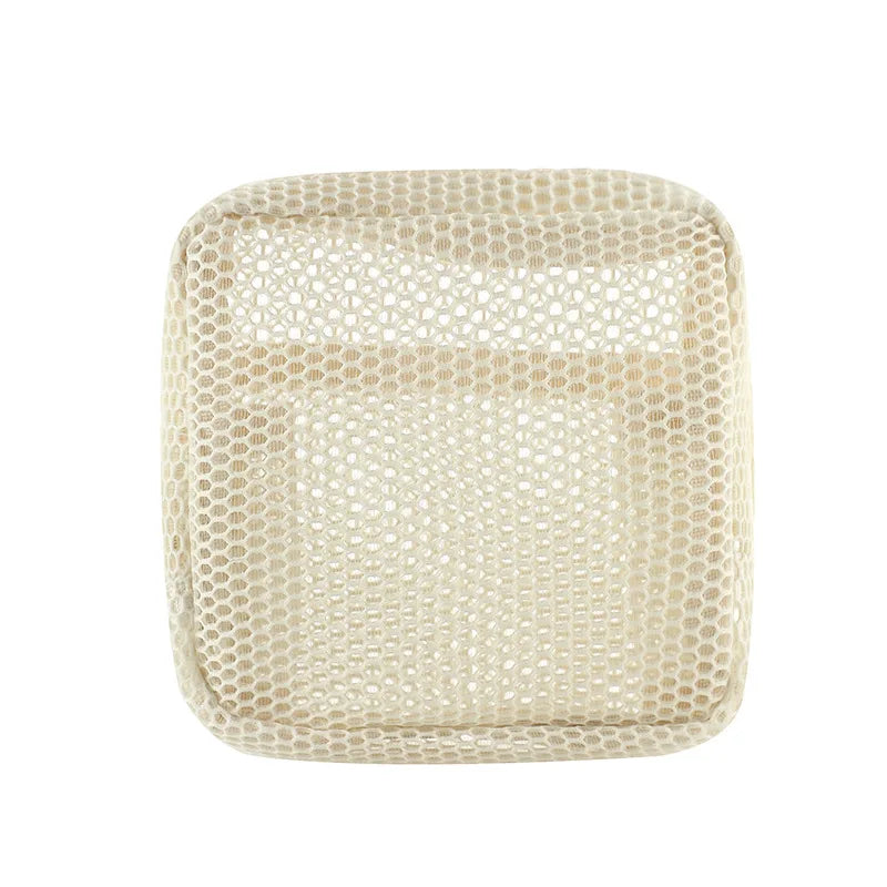 Square Mesh Cosmetic Bag