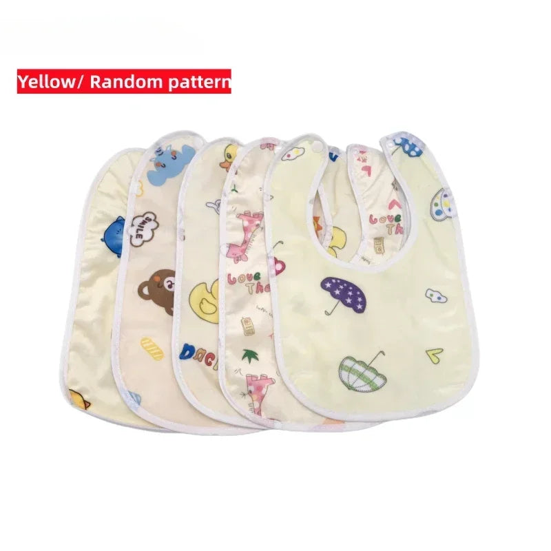 Cotton Waterproof Baby Bib – Feeding Protection for Toddlers