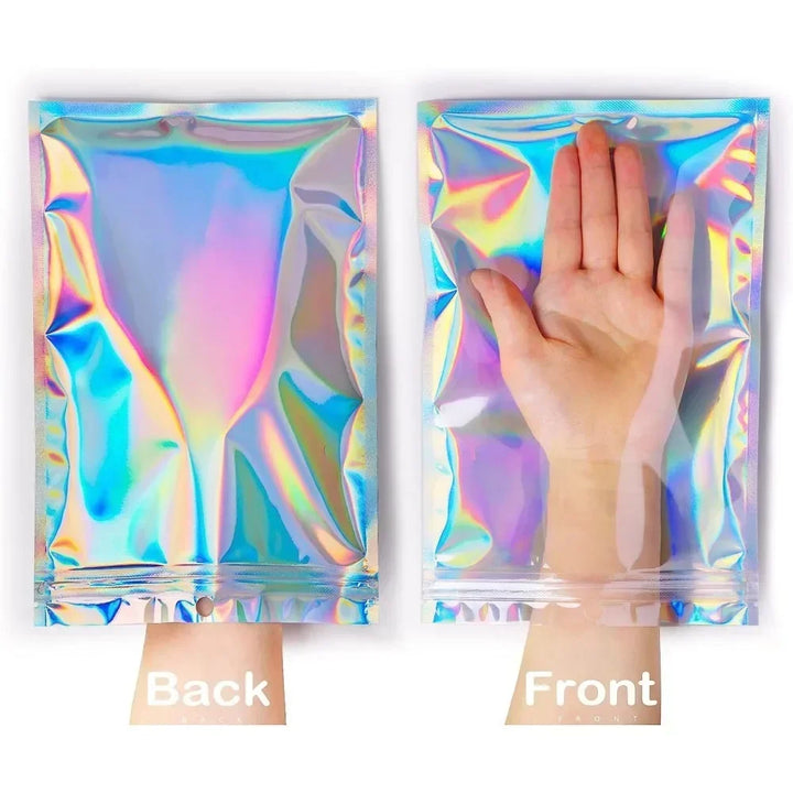 Holographic Resealable Plastic Packaging Bags