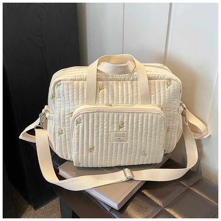 Large Mommy Diaper Bag – Shoulder & Crossbody Travel Organizer